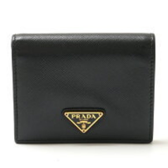 Prada Saffiano Wallet Leather Black - Picture 1 of 7